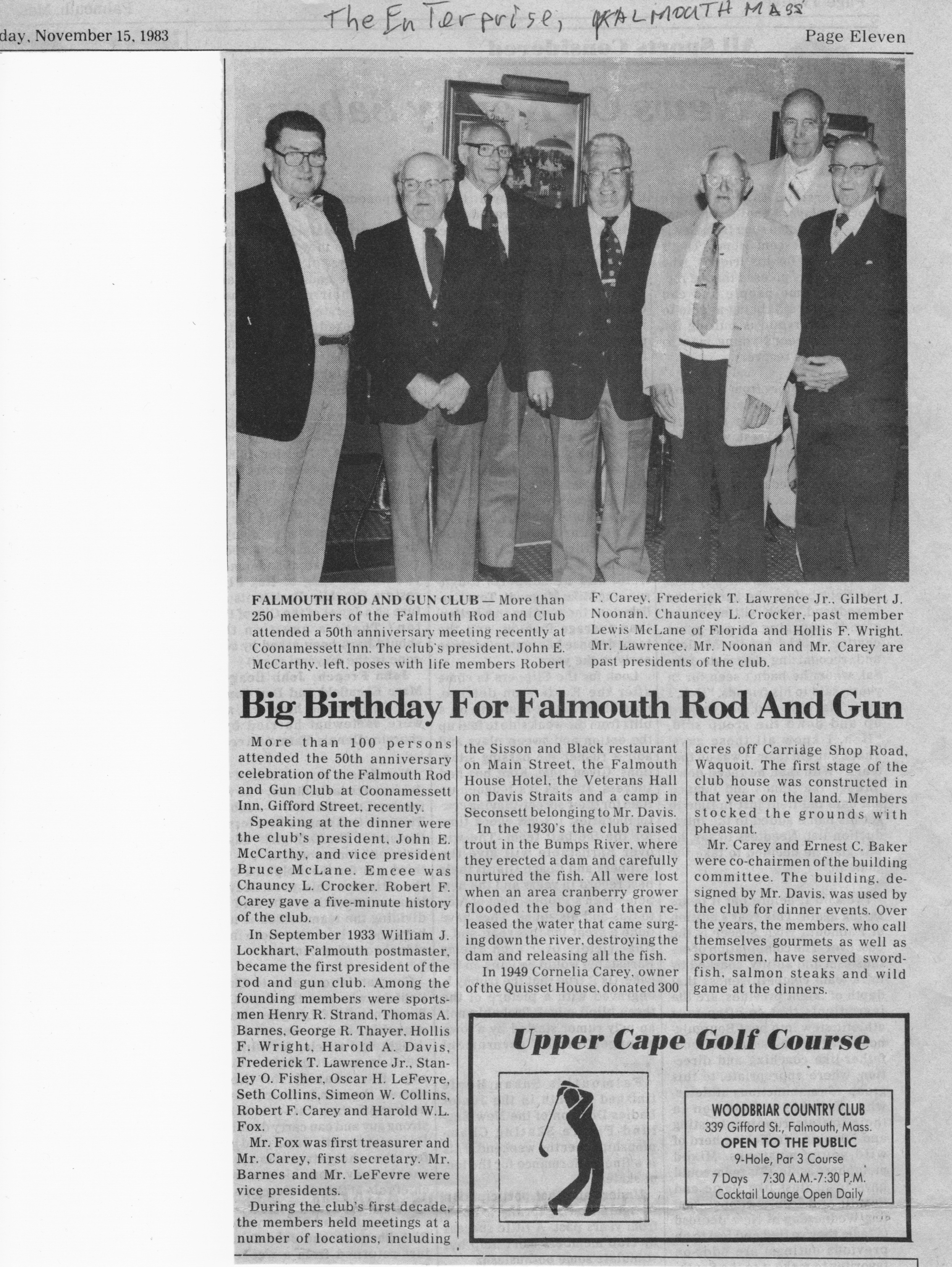 Falmouth Rod And Gun Club